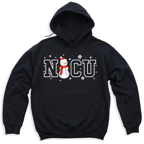 Nicu Nurse Snowman Christmas Sweatshirt, Neonatal Intensive Care Nurse Gift, Christmas Sweater For Nurse, Snowman Design Sweatshirt For Holidays4