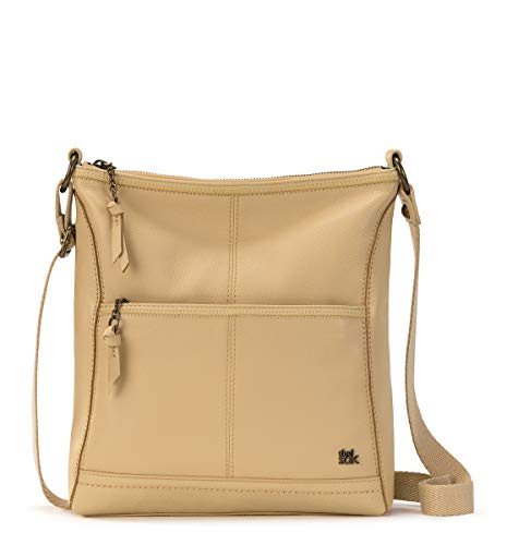 The Sak unisex adult Women's Iris Leather Cross Body Handbag, Buttercup, One Size US