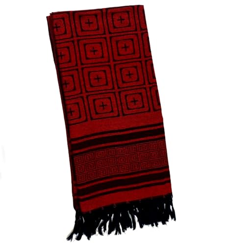 Tactical Desert Keffiyeh Arab Scarf - Womens Men Shemagh Tassel Scarves Neck Wrap Casual2