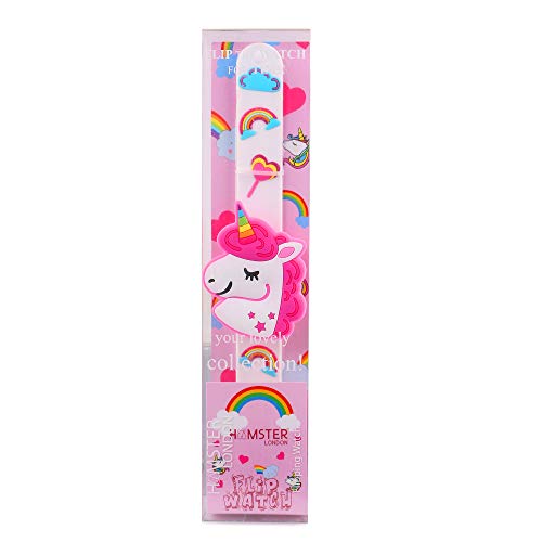 Image of HAMSTER London Slap Band Flip Digital Dial Girl's Wrist Watch