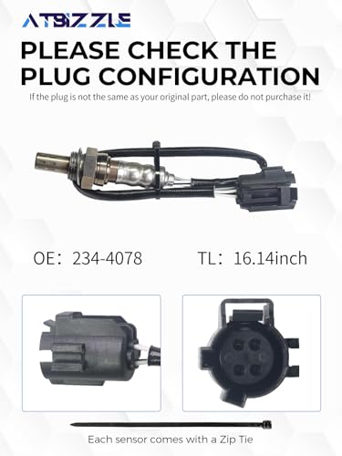 Sensor de Oxígeno O2 234-4078 Compatible con Jeep y Chrysler miniatura 2