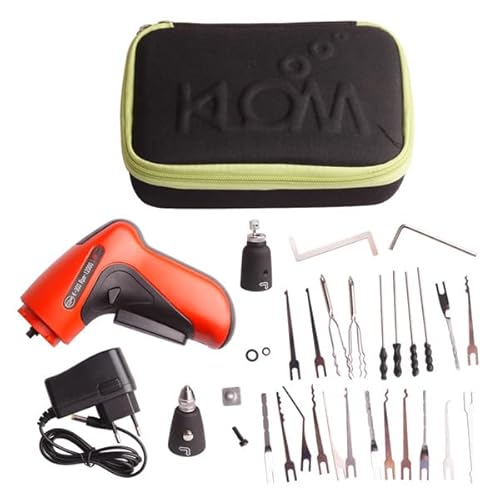 KLOM Electric Pick Gun with Carry Case & Tools