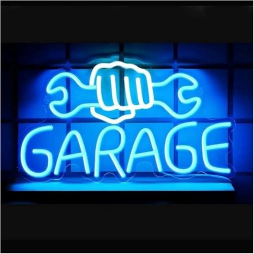 Enseigne lumineuse LED clé pour éclairer un garage sombre ou atelier