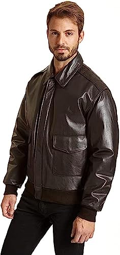 mens Leather Flight Jacket