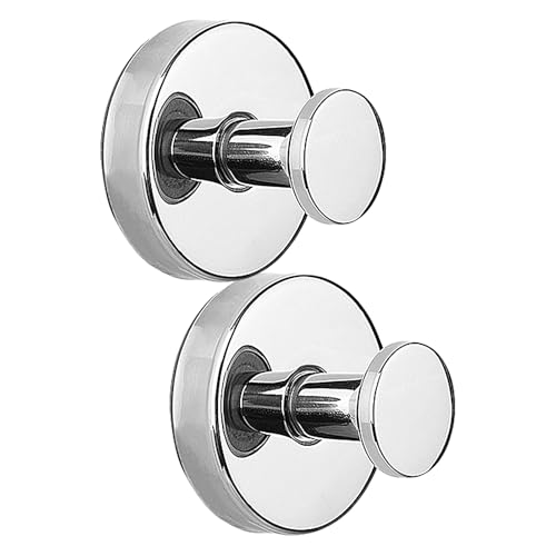 Ganchos De Ventosa Sólidos, Percha De Pared De La Ventosa - 2x Guardar Ahorros De Hock, Ganchos De Baño Para Pared | Colgador De Pared De Ataque De La Parte Bajo Tijera | 2x Hooks De Vestido Respaldo