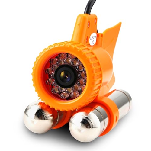 Image of DC12V 24LED1000TVL HD Underwater Camera Color Video Night Vision Fish Finder for Fishing Underwater Exploration with 24LED Night Vision (50 Meters Long)