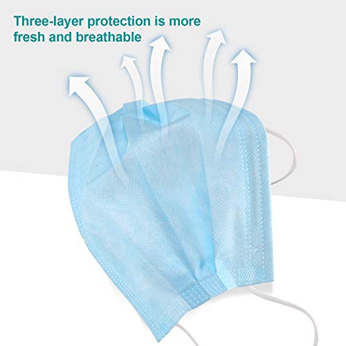 image for Effacera Disposable 3-Ply Face Mask Antiviral Medical Surgical Mask wi