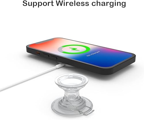 Miniatura 5 de COMMONKUNST Agarre de teléfono de resina 3D con diseño de mariposa multifuncional plegable expandible tablet móvil Pop Kicktand azul