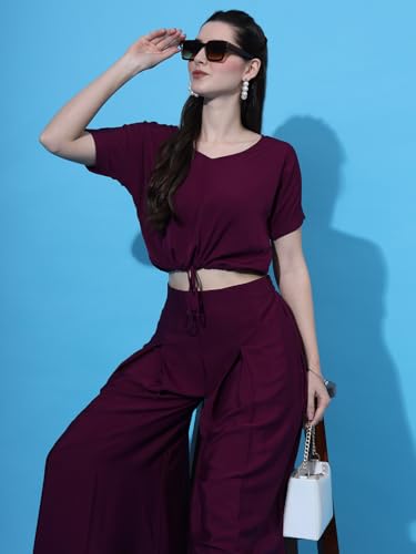 Image of Womens 2-Piece Solid Coord Set | Relexfit Coord Set