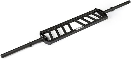 Titan Fitness Barra olímpica híbrida en ángulo multiagarre V3, clasificada 1,900 libras, barra suizade fútbol para rack