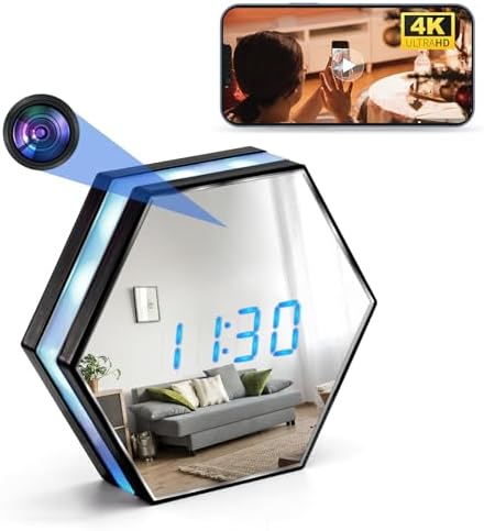 Pragovle WirelessHiddenSPYCamera, Remote Control 1080P