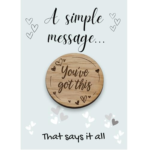 You've Got This Little Pocket Token Hug Message Cancer Support Thinking Of You Gift Good Luck Exam Driving Test For Daughter Son Friend Boyfriend Girlfriend From Mum Dad Wife Husband Bestfriend Bestie