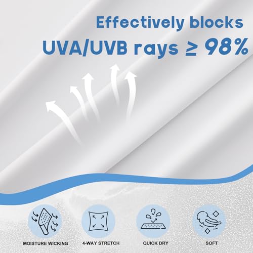 UPF 50+ Sun Protection Hoodie Shirt Rash Guard Long Sleeve Shirt#10123