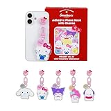 Sonix x Sanrio x Sweethearts Adhesive Phone Charm Blind Box | Smartphone Charm Hook with Surprise Character and Candy Heart Charms | Hello Kitty and Friends x Sweethearts