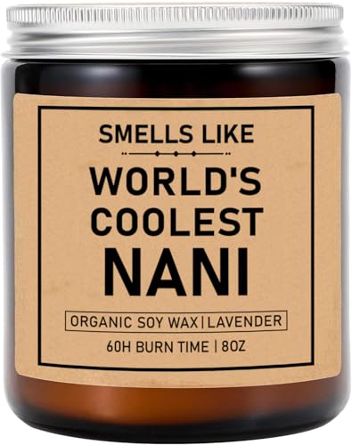 Bougie de soja Nani idée cadeau originale pour fête des mères