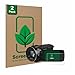 Produktbild ScreenLeaf (2 Stück Schutzfolie für Panasonic HC-VX3 [nachhaltiger Displayschutz, Folie, transparent, kratzfest]