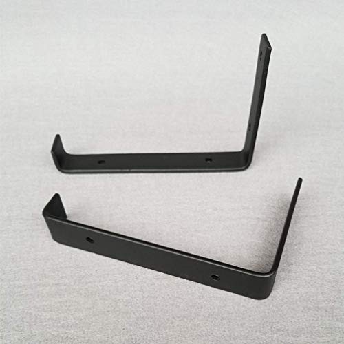 Supports d'étagère muraux robustes en fer avec lèvre de sécurité pour rayonnage de charge