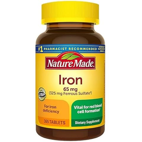 Nature Made Iron 65 mg Tablets Cover