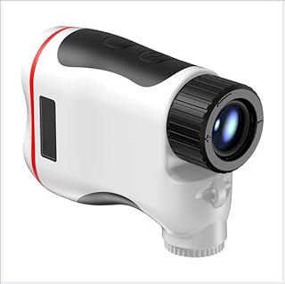 GUBAOPQLA Golf Rangefinder,Fast Flagpole Lock,±0.5yard Accuracy,6X Magnification,Distance/Angle/Speed Measurement for Golf,Hunting,White