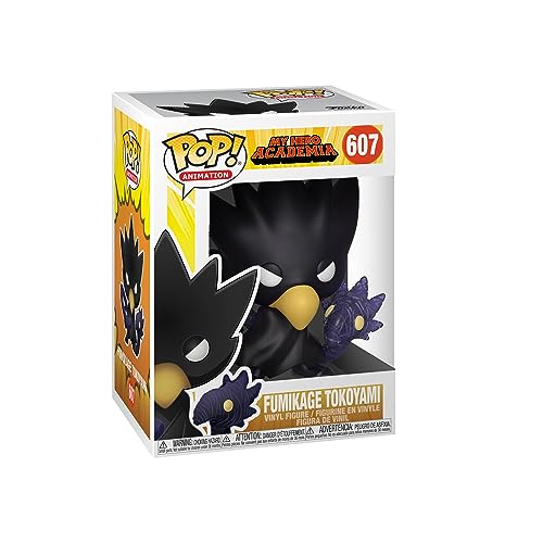 Funko Pop! Vinyl: Animation: My Hero Academia (MHA) - Fumikage Tokoyami and Dark Shadow - Figura de Vinilo Coleccionable - Idea de Regalo- Mercancia Oficial - Juguetes para Niños y Adultos