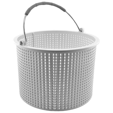 Swimables Pool Skimmer Basket for Inground Pool Compatible with Hayward Skimmer Basket and Pool Filter Basket SP1082CA | Built-in Brass Weight | 316 Stainless Steel Handle & Convenient Rubber Grip Cover