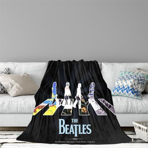 CHEWYZ Couverture en Flanelle 3D The Beatles – Couverture Polaire en Peluche pour Enfants,garçons et Filles – Couverture épaisse et pelucheuse pour canapé-lit,bébé (100x130cm) - Les Beatles, Paul McCartney, John Lennon, RIngo Starr, George Harrison CHEWYZ Couverture en Flanelle 3D The Beatles - Couverture Polaire en Peluche pour Enfants,garçons et Filles - Couverture épaisse et pelucheuse pour canapé-lit,bébé (100x130cm) – Image 8
