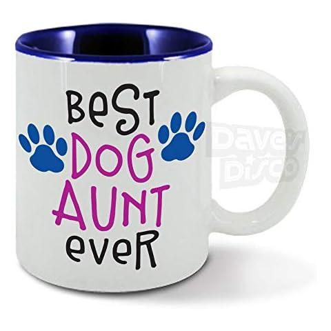 Best Dog Aunt Ever, Dog Aunty, Carer, Dog Walker, Animal Lover, Pink Girls Woman's Mug Cup Cover