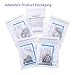 50pcs Adabele 304 Grade Surgical Stainless Steel Hypoallergenic Earring Posts 3mm Small Ball Post Open Ring 50pcs Earnut Backs DIY Earrings Jewelry Making SJF217-3