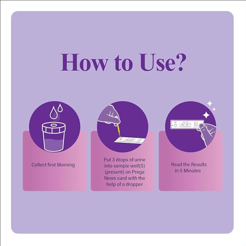 Image of Prega news Value Pack Kit,One Step Pregnancy Test Kit, Easy to Use, Accurate Result in Just 3 Minutes,2 Gloves + 2 Urine Containers + 2 Pregnancy Test Kits x pack of 12