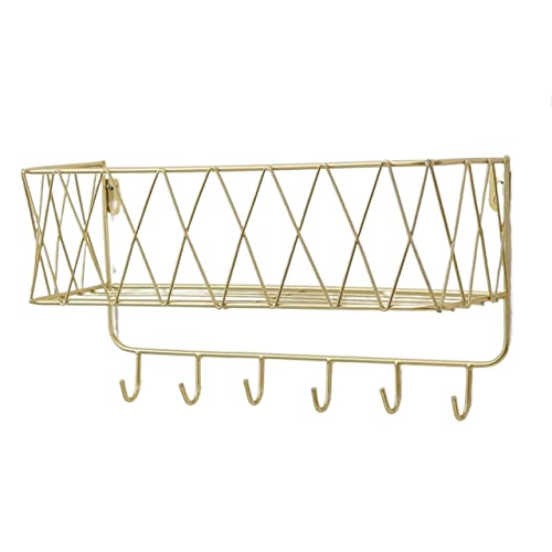 Porte-manteau mural élégant en métal pour une organisation chic et durable