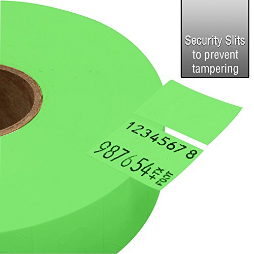 Fluorescent Green Pricing Labels For Monarch 1136 Price Gun – 8 Rolls, 14,000 Pricemarking Labels #TOP2