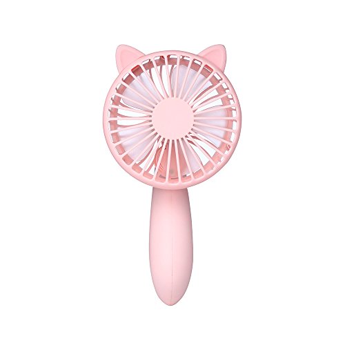 Preisvergleich Produktbild Persönliche Handgebläse, Miya Kühlventilator-justierbarer Minilüfter im Freien Angetriebener beweglicher USB-nachladbare Gebläse-Reise-Kühlvorrichtung mit 3 einstellbare Windgeschwindigkeiten.