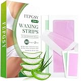 80PCS Wax Strips for Face Hair Removal,Body Waxing Kit for Women,Suitable for Face,Body,Legs, and Bikini Zone.Lncludes 40 Body+40 Facial Waxing Strips