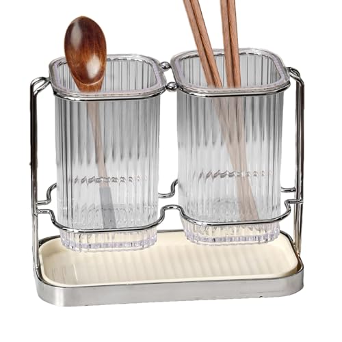 Soporte para palillos para lavavajillas, recipiente de cubiertos, tenedores, cucharas, palillos, organizador para el hogar, cocina, cocina, gabinetes, encimera, escritorio de granja