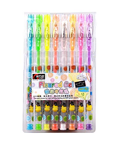 Sabahz Trading (8 Piece) White Gel Pen Moonlight Set, 0.8mm Line Drawing Pen, Archival Ink Fine Point Tip Sketching Pens for Artists, Drawing Illustration, Black Paper, Painting Rocks, Card Making Sabahz Trading (8 Piece) White Gel Pen Moonlight Set, 0.8mm Line Drawing Pen, Archival Ink Fine Point Tip Sketching Pens for Artists, Drawing Illustration, Black Paper, Painting Rocks, Card Making