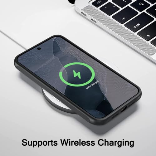 Image of TheGiftKart Hybrid Matte Frosted Translucent Back Cover Case for Google Pixel 11 Pro XL Compatible with MagSafe | ShockProof Design | Camera Protection Module | Hard Back Cover (PC & TPU, Frost Black)