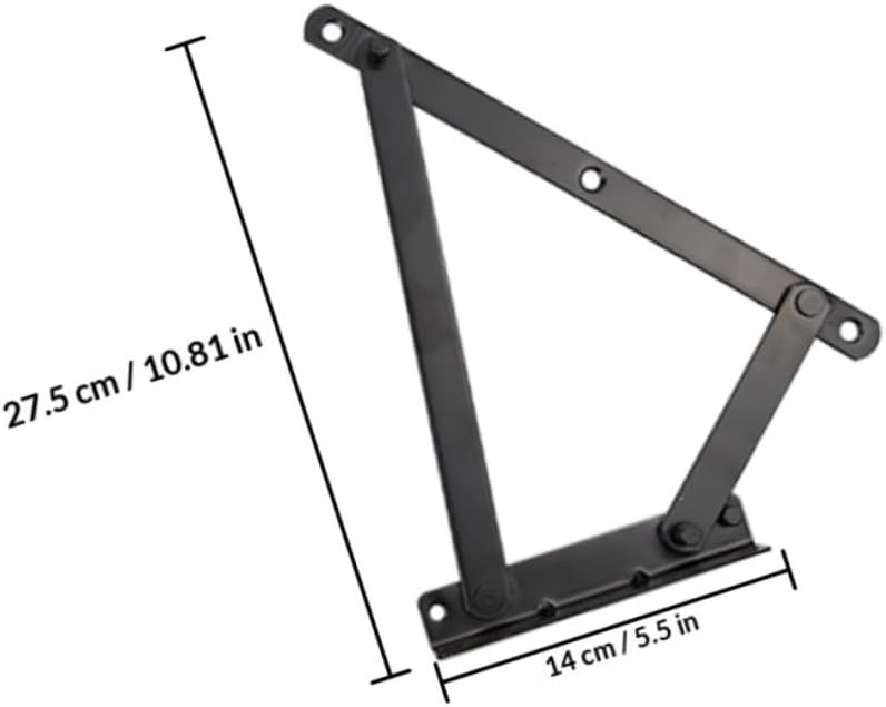 Folding Sofa Bed Spring Hinges 1 Pair Self-Closing Lift-up Cabinet Door Hinges Corner Cabinet Hardware for Storage Boxes and Furniture