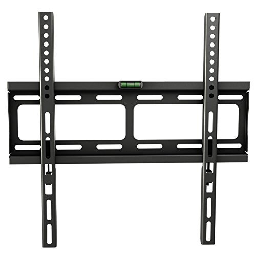 RICOO Soporte TV Pared Fijo Plano Ultra Delgado Televisión 26-55' (66-140cm) F0244 Universal Televisor LED/LCD/Curvo VESA 200x200-400x400