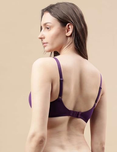 Image of Marks & Spencer Womens Cotton Blend Padded Wired Ultimate Support Demi Cup Bra