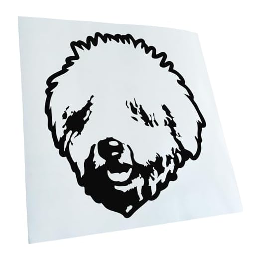 Kiwistar Komondor - Pegatinas de perro (25 colores, neón, mate)