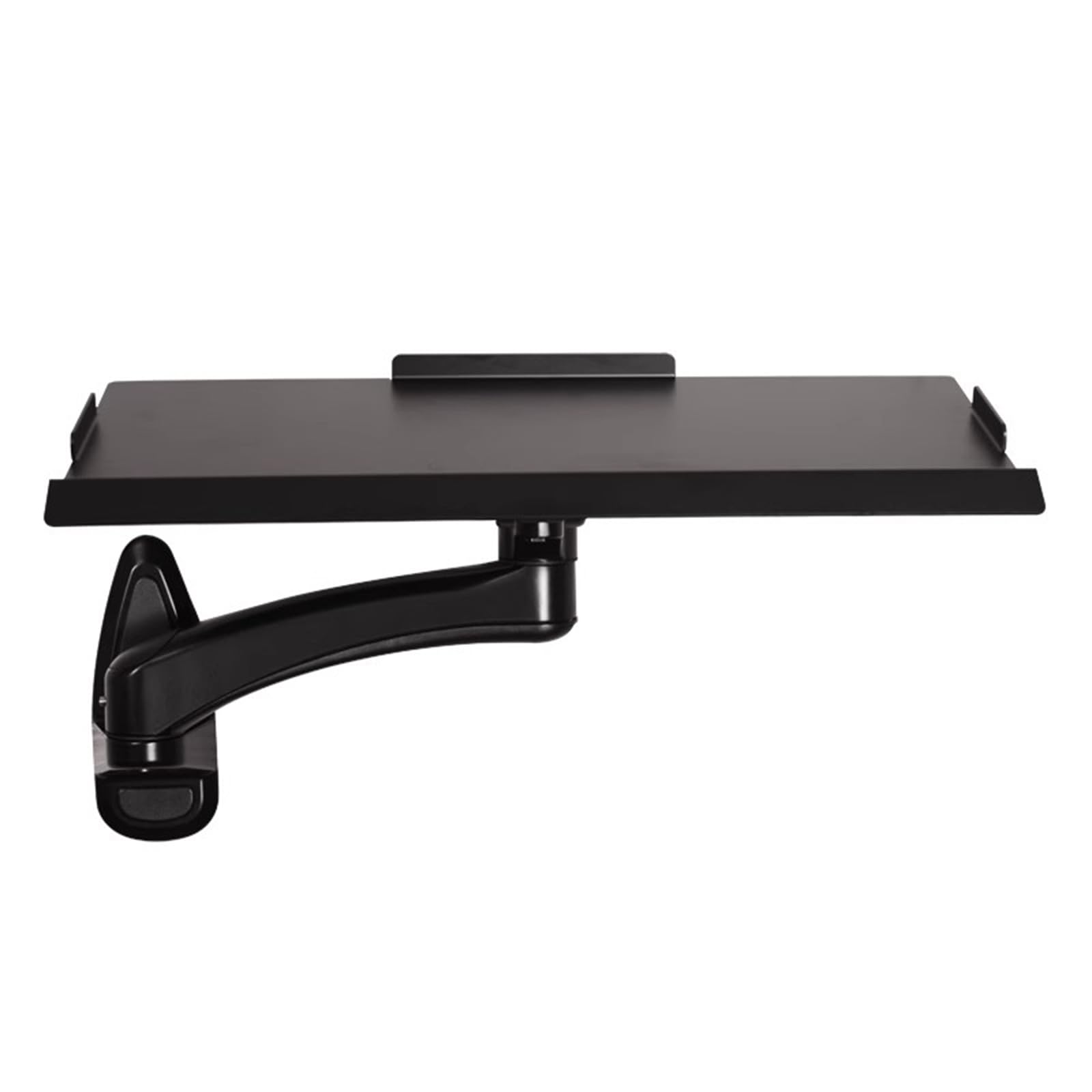 AYCDL Sit-Stand Keyboard Tray, Wall Mount Mouse Platform, Ergonomic Tilt, Full Motion Swivel, Holds 8KG, Fits Gaming Keyboards,A-45cm