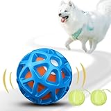 seagi Interactive Dog Toys – Durable Automatic Bouncing & Vibrating Interactive Dog Ball for Smart Play, Motion-Activated Moving Dog Toy for Small/Medium/Large Dogs,USB Rechargeable (Blue)
