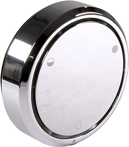 Couvercle de trop-plein de baignoire universel 2 trous chrome Westbrass - 5