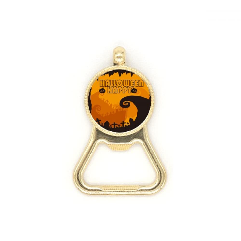 Porte-clés Tree Happy Ghost Fear acier inoxydable pour trousseau de clés