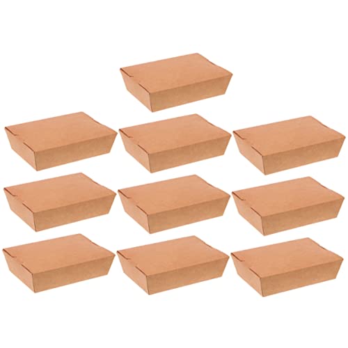 VINTORKY 20Pcs Flipped Paper Pizza Takeaway Boxes Restaurant Supply for Lightweight Design Easy Assembly for and Takeout