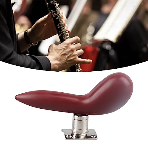 Bassoon Hand Saddle Holder ABS Metal Bassoon Thumb Rest Holder with 4 Screws Woodwind Instrument Accessory
