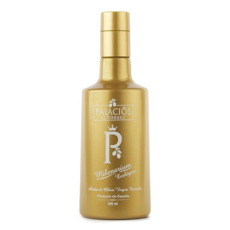 Aceites Palacios Gourmet Milenarium Ecológico, Aceite de Oliva Virgen Extra, 500ML