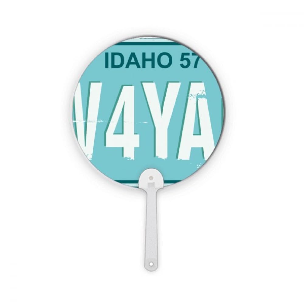 Éventail rond en plastique de plaque USA pour sublimer votre voiture lors des rassemblements