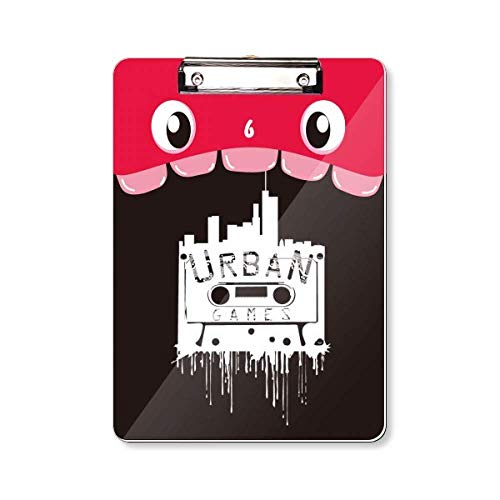 Porte-bloc A4 Street Landmark avec motif graffitis urbains pour feuilles