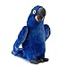 The Petting Zoo Hyacinth Macaw Stuffed Animal Plushie, Gifts for Kids, Earth Keeperz Rainforest Animals, Zoologee Blue Hyacinth Macaw Plush Toy, 12 inches
